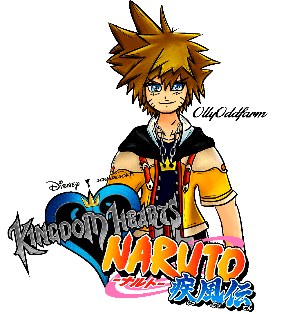 Naruto x Sora from Kingdom Hearts Fusion by OllyOddfarm on DeviantArt