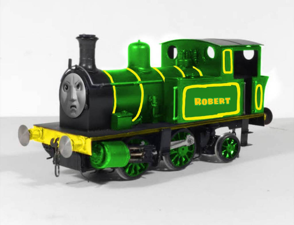 Robert the grumpy engine by Jamesproduction05 on DeviantArt