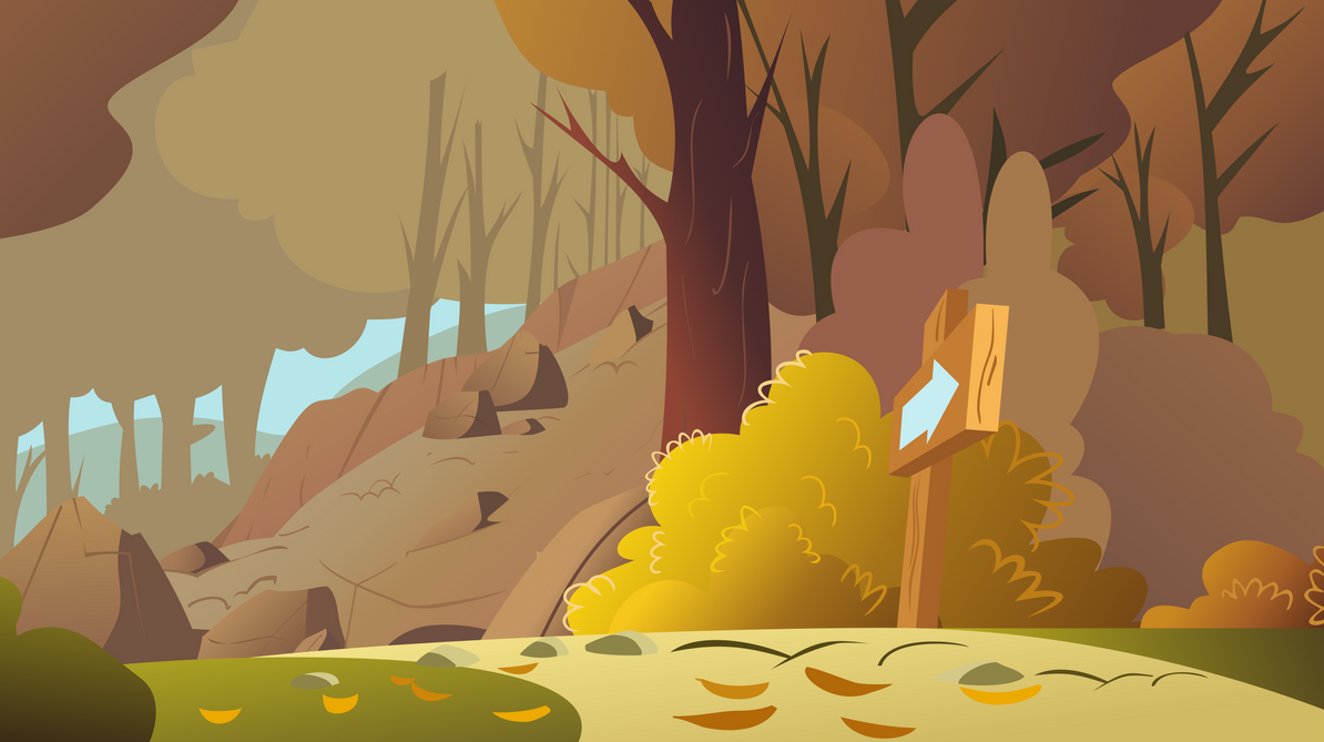 Rocky Autumn Hill by Foxy-Noxy