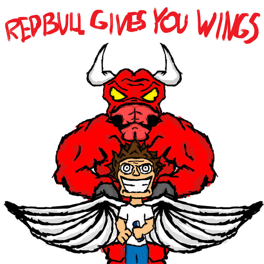RED BULL GIVES YOU WINGS by alielkholy on DeviantArt