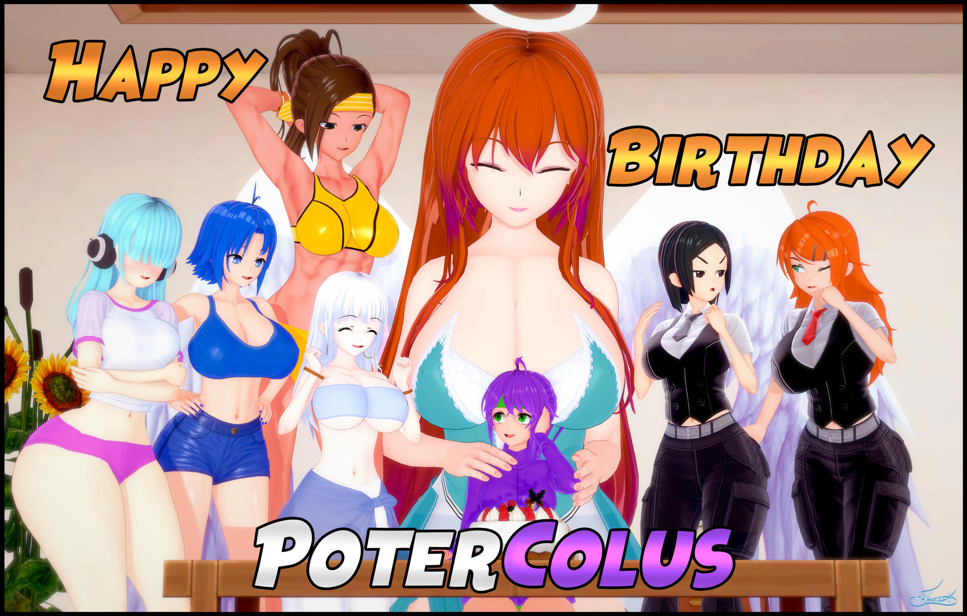 Happy Birthday PoterColus by Astraea-R on DeviantArt