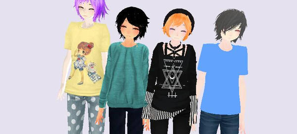 Bae Mmd Model MMD| bae squad! by Shadow2Princess on DeviantArt