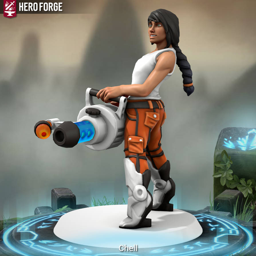 Portal's Chell by Skelefish on DeviantArt