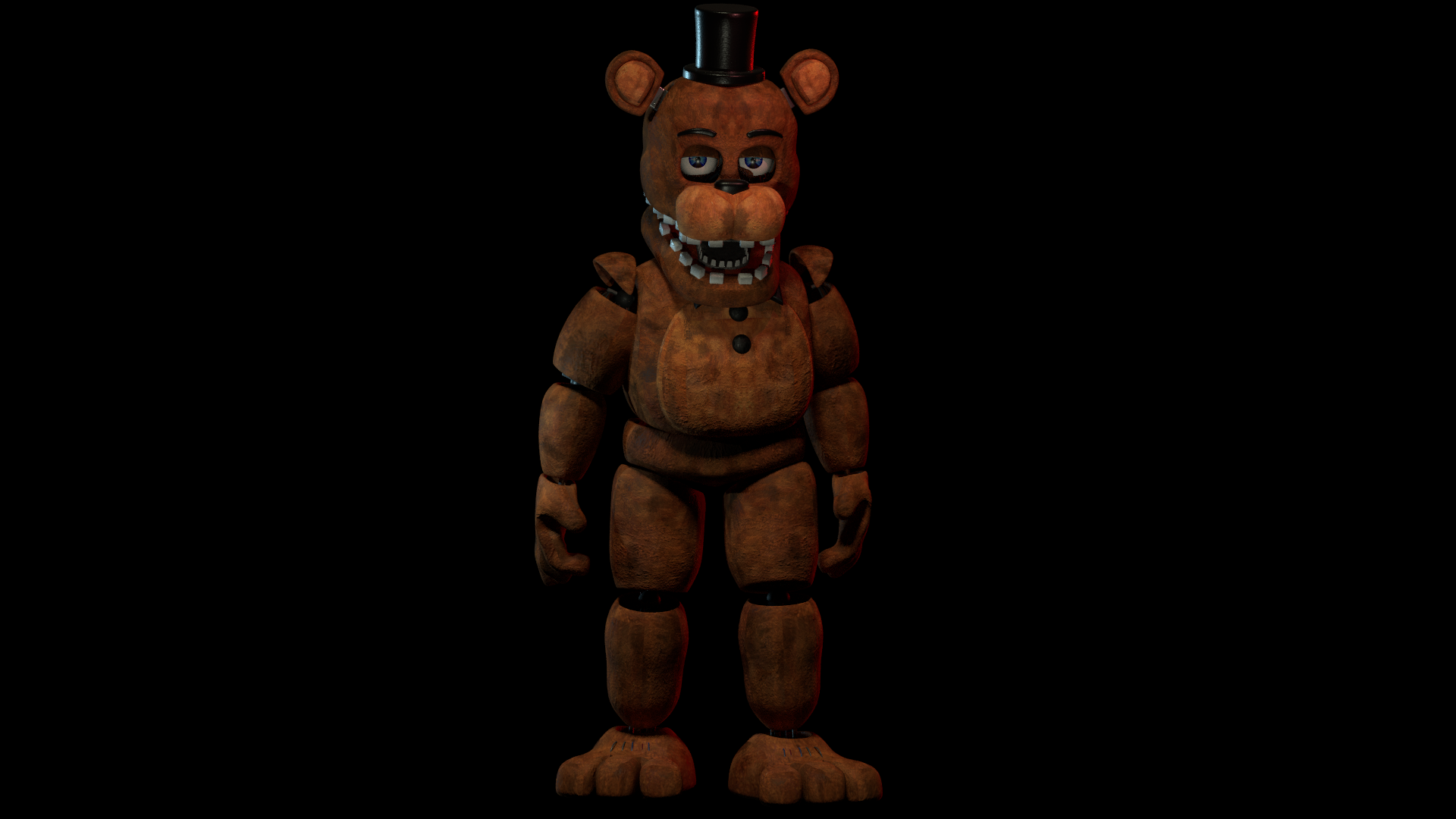 Freddy Withered consertado  Unwithered Freddy 