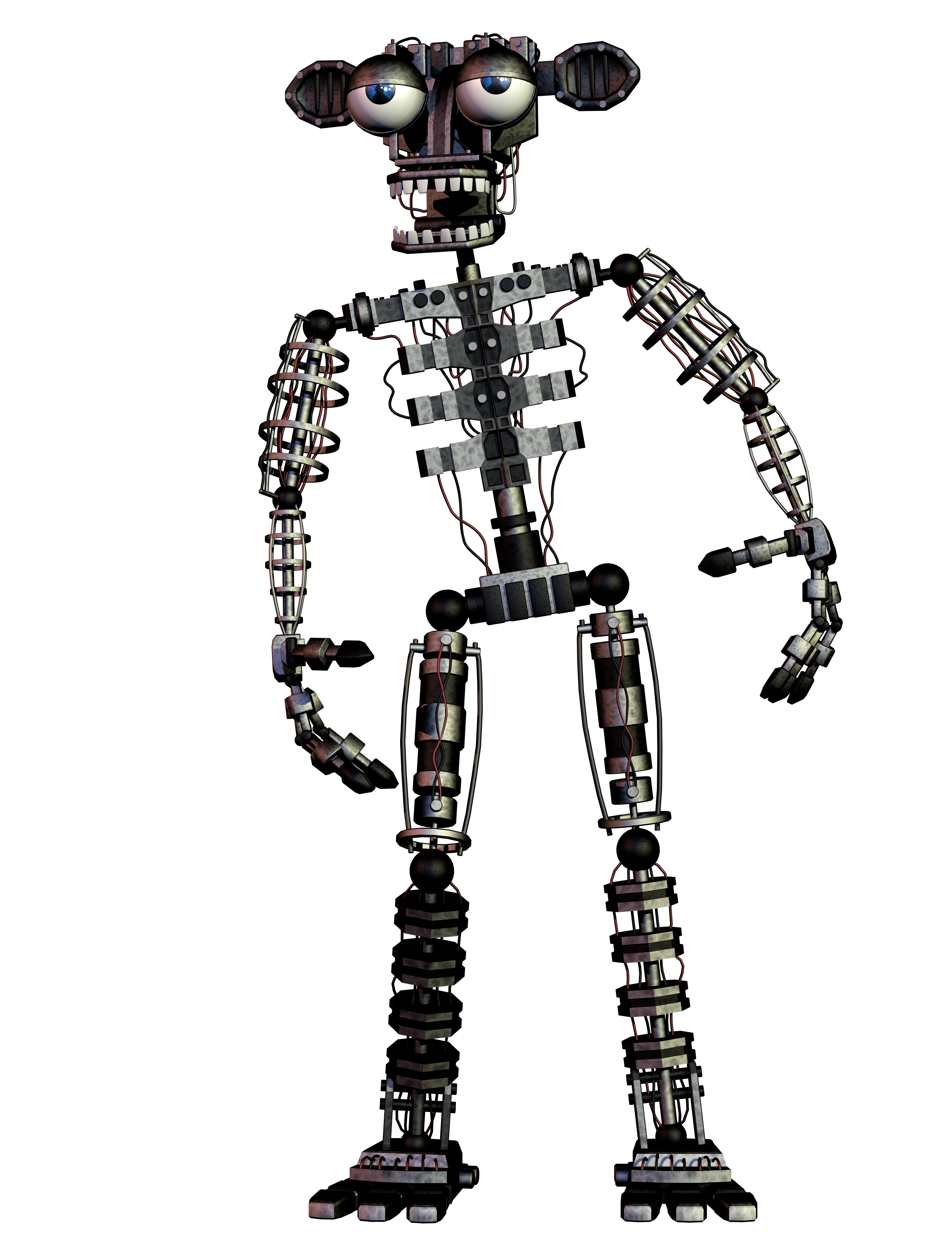 Fnaf 2 Endoskeleton Full Body 4K by CoolioArt on DeviantArt