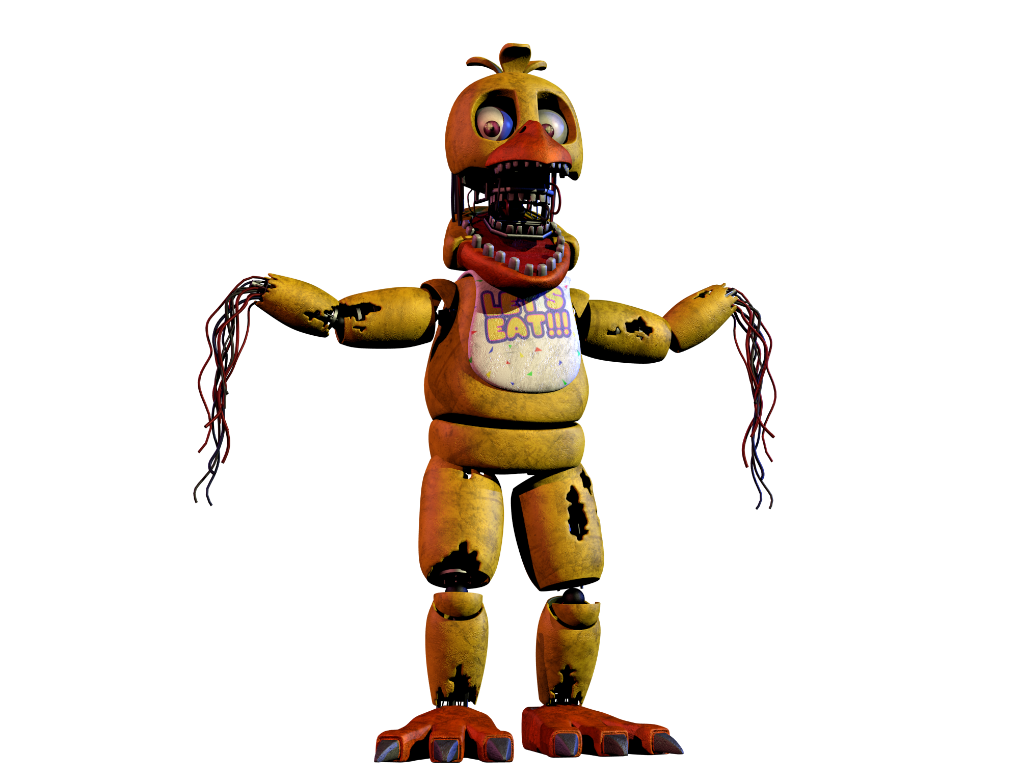 Fnaf Oc of Characters: Withered-Olivero by Gustavo5030 on DeviantArt