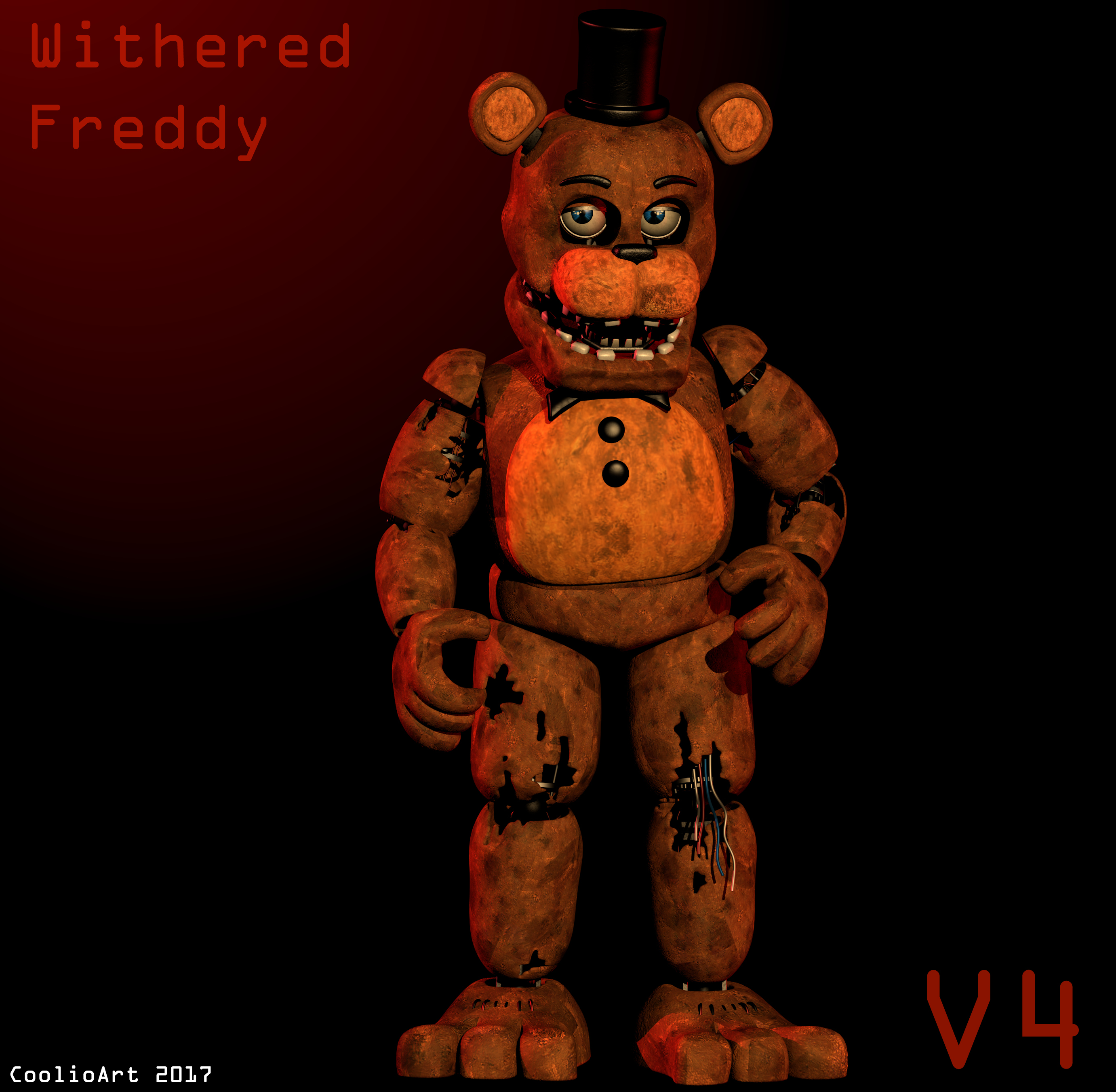 Withered Freddy Updated [DOWNLOAD] by CoolioArt on DeviantArt