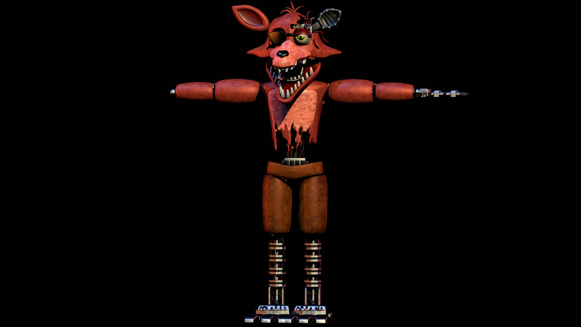 So here's coolioarts withered foxy with fur! His pants don't have any  because I think they'd be better without them. : r/fivenightsatfreddys