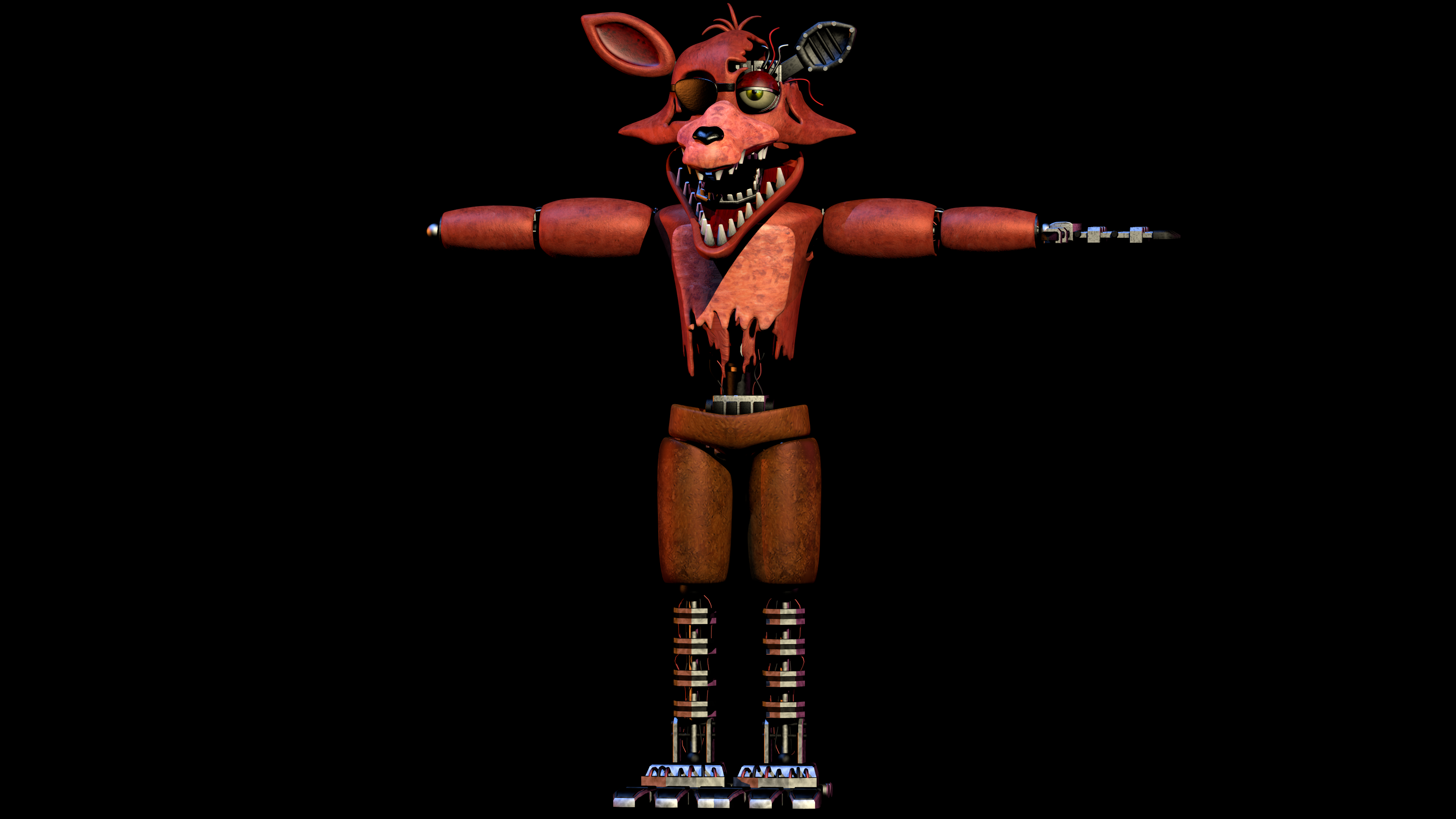 Withered Foxy Fanart by Puff-le-cobra on DeviantArt