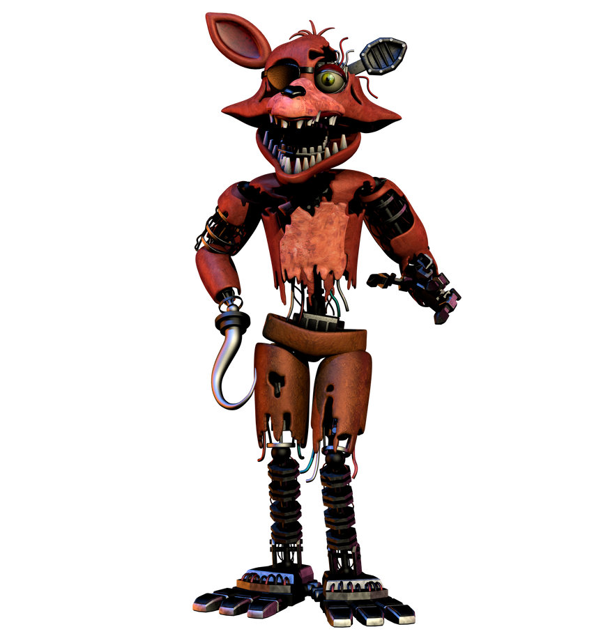 Improved Withered Foxy by CoolioArt on DeviantArt