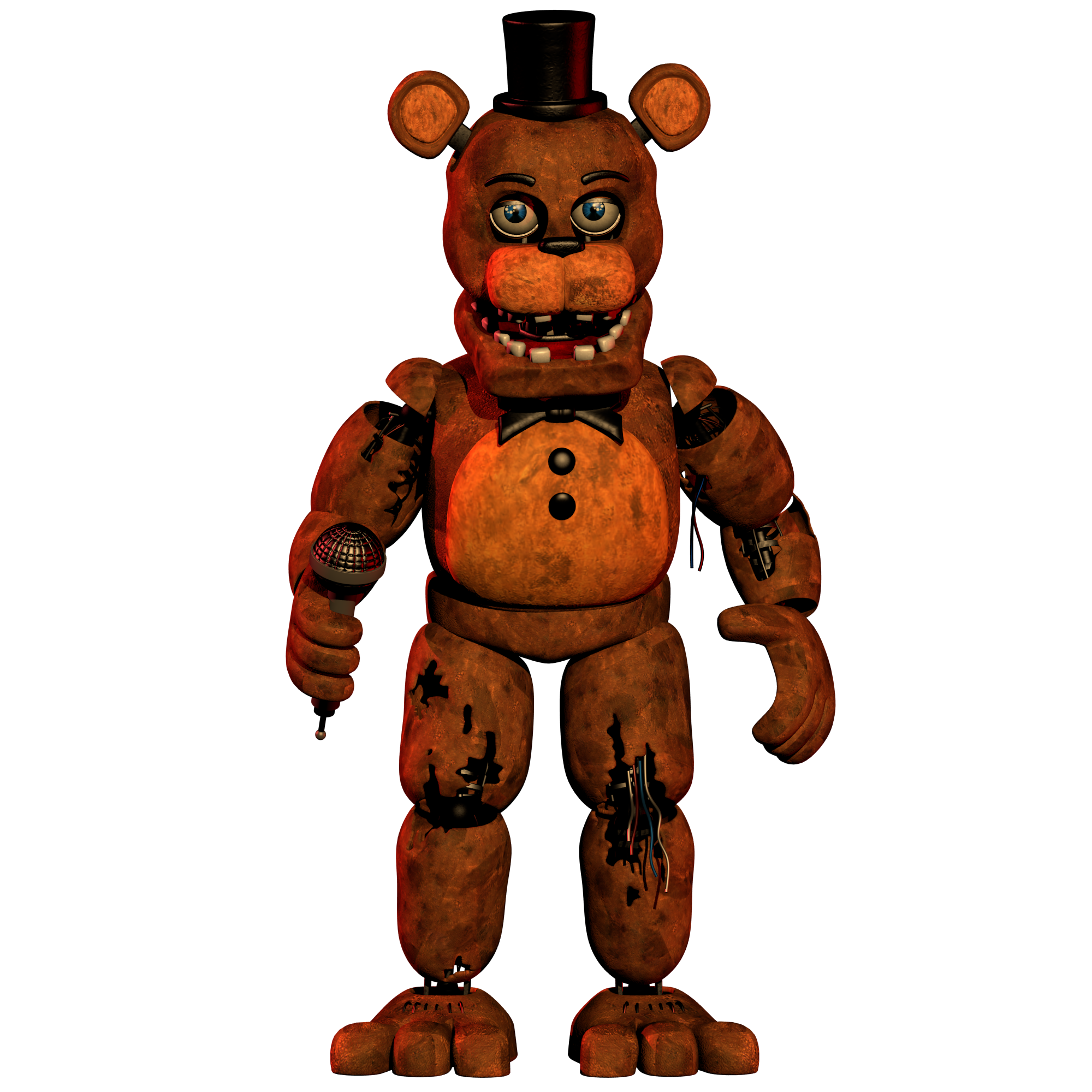 FNaF 2 Withered Freddy - Download Free 3D model by lissandroamorarios  (@lissandroamorarios) [0e0e214]