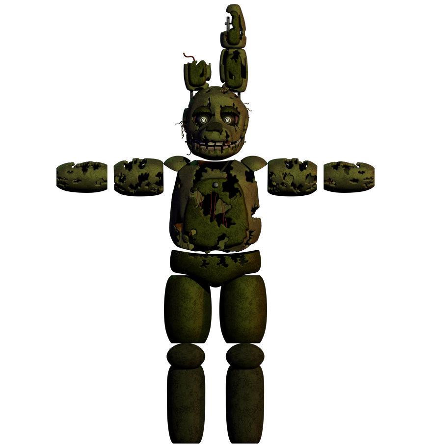 Springtrap V2 Springtrap v2 Moar W I P by CoolioArt on DeviantArt