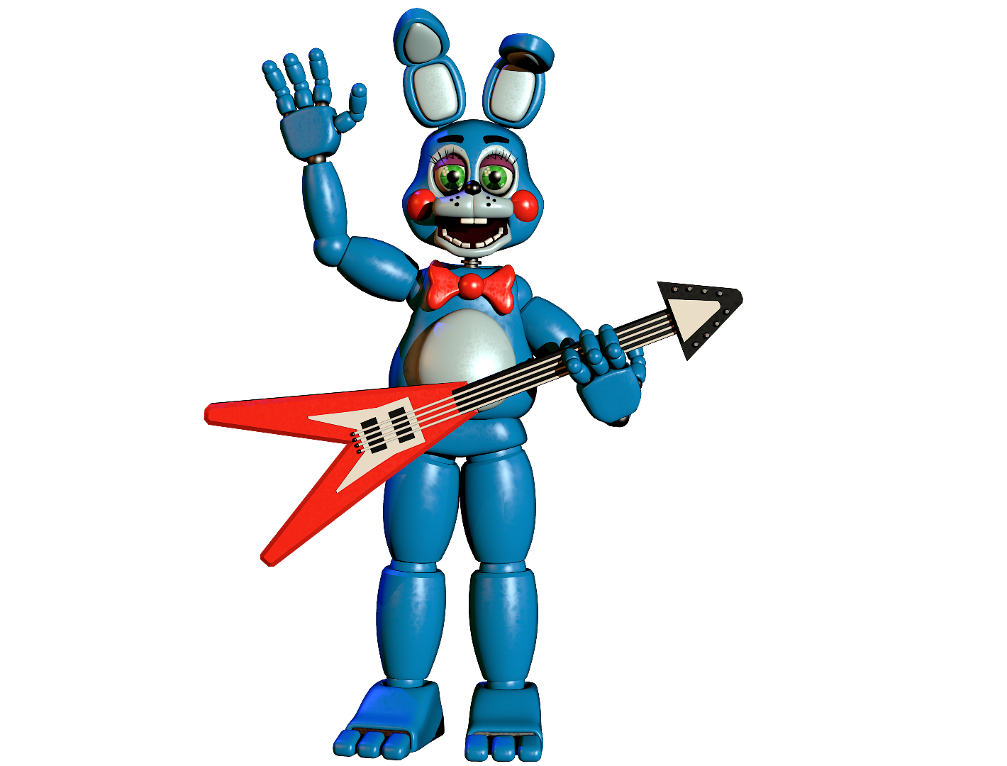 u/TickTockGJ's Toy Bonnie Full Body [Blender Render] : r/fivenightsatfreddys