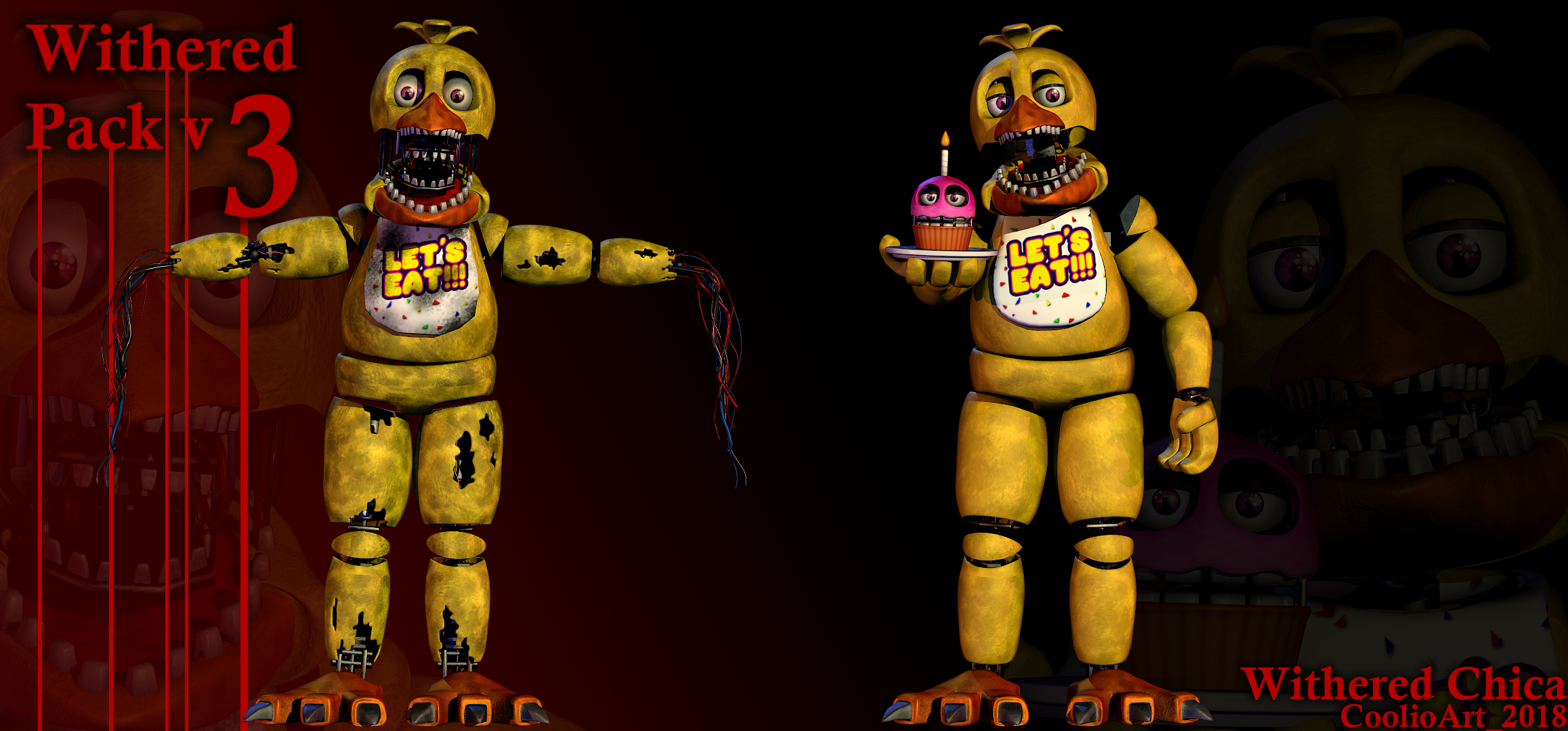 Withered Chica Backpack (1.0)