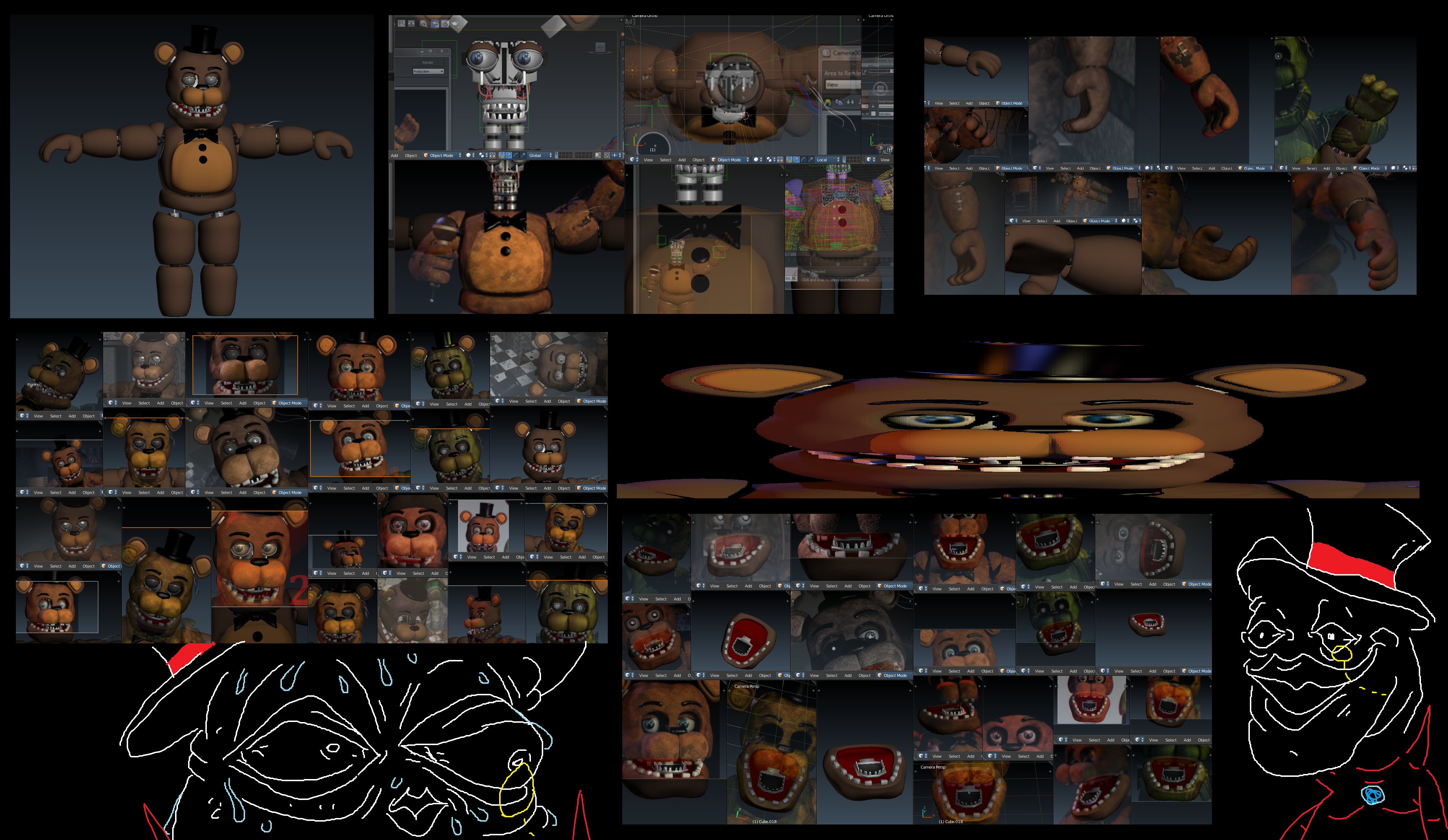 Withered Freddy UCN icon (By coolioart, if I have referenced the right  modeler) : r/fivenightsatfreddys