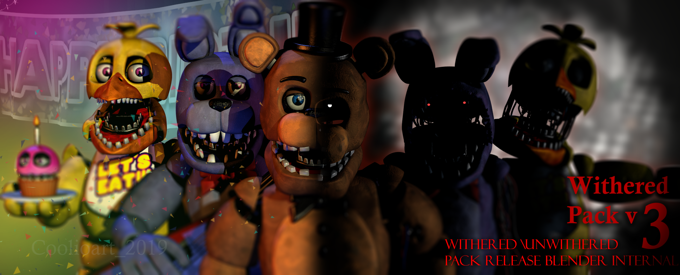 Withered Freddy UCN icon (By coolioart, if I have referenced the right  modeler) : r/fivenightsatfreddys