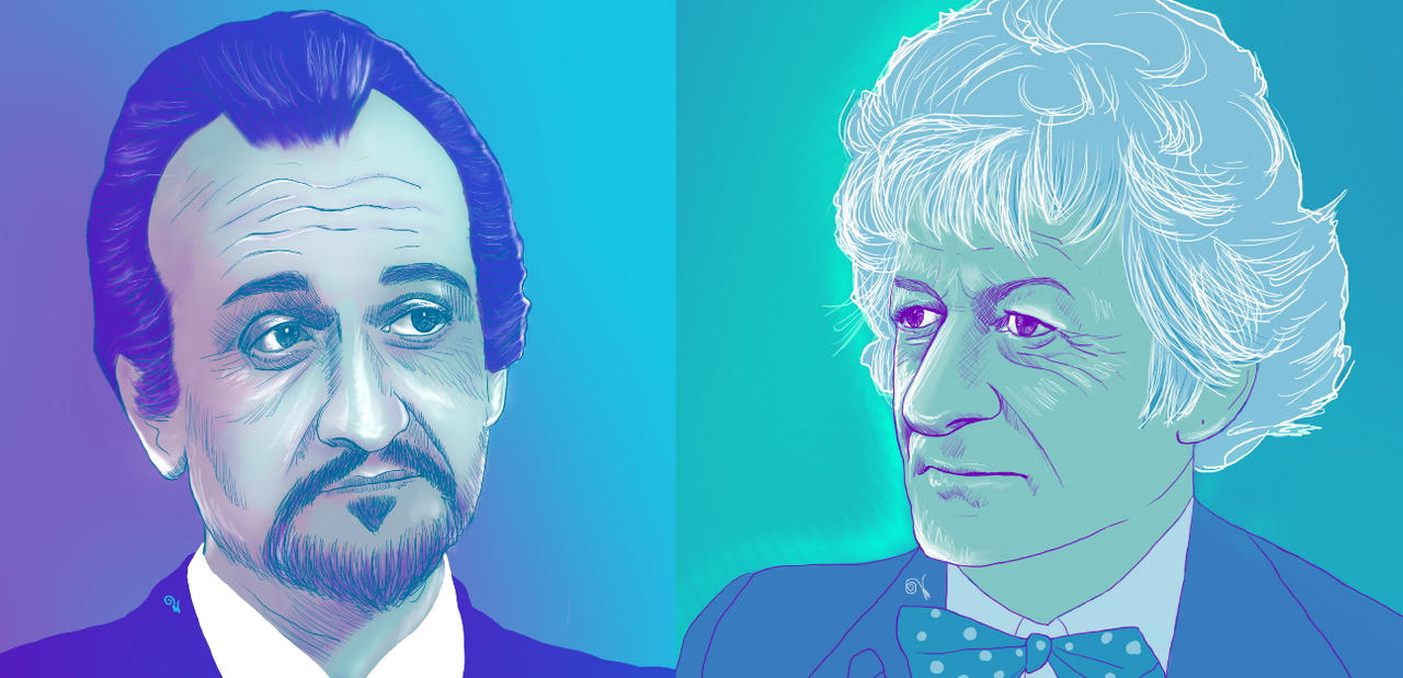 3rd Doctor/master Master and 3rd Doctor by vimessy on DeviantArt