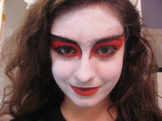 Avatar Kyoshi/Kyoshi Warrior makeup