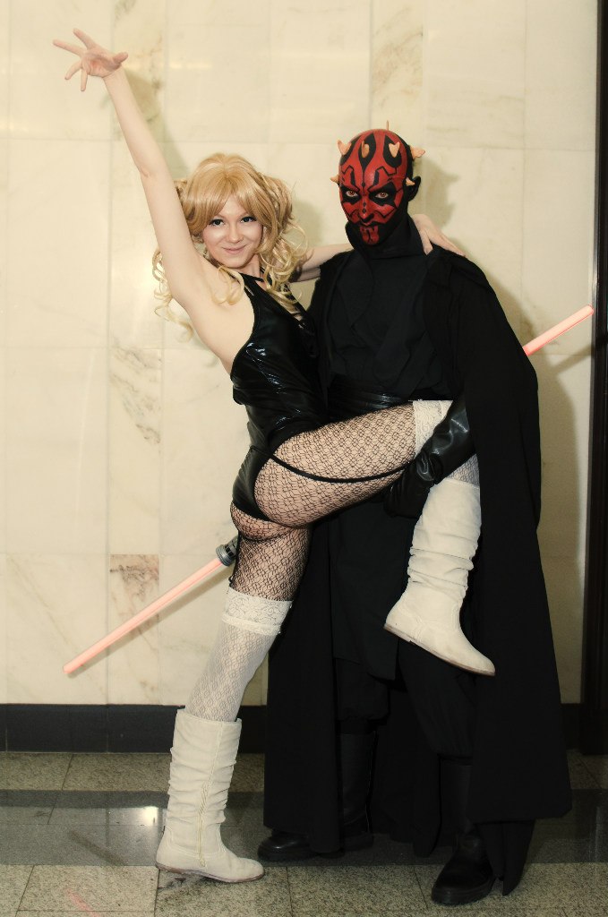 Darth Maul and girlfriend