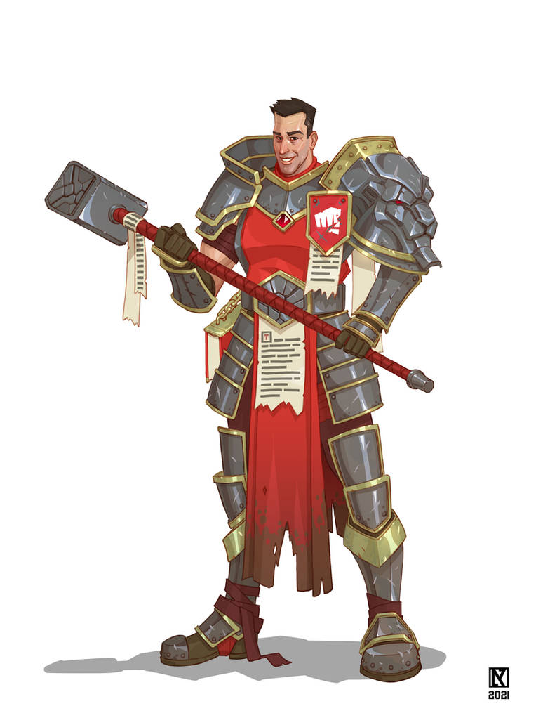 Riot UA Team DnD Character: Paladin by NicholasKay on DeviantArt