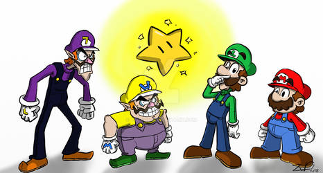 The mario and Wario brothers