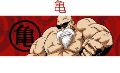 Roided Roshi Roshi - Dragon Ball by Neko-zane on DeviantArt