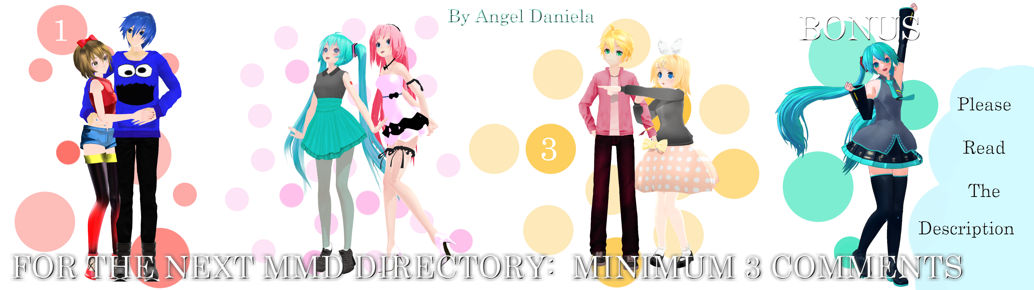 MMD DL Directory 3 [+ Pose Pack DL]