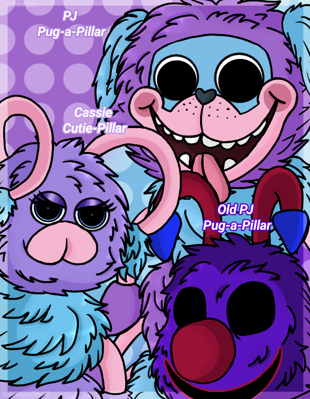 Poppy playtime PJ Pug-A-Piller (New Name!) by 052306Ja on DeviantArt