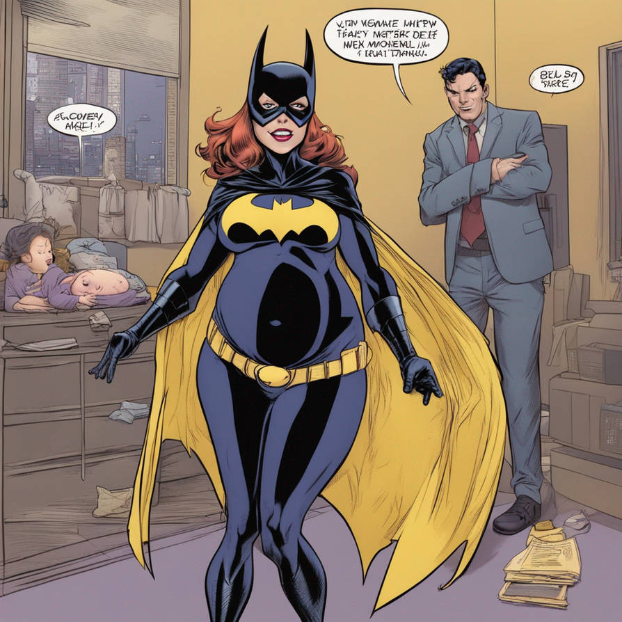 Very Pregnant Batgirl By SK132 On DeviantArt very-pregnant-batgirl-by-sk132-on-deviantart