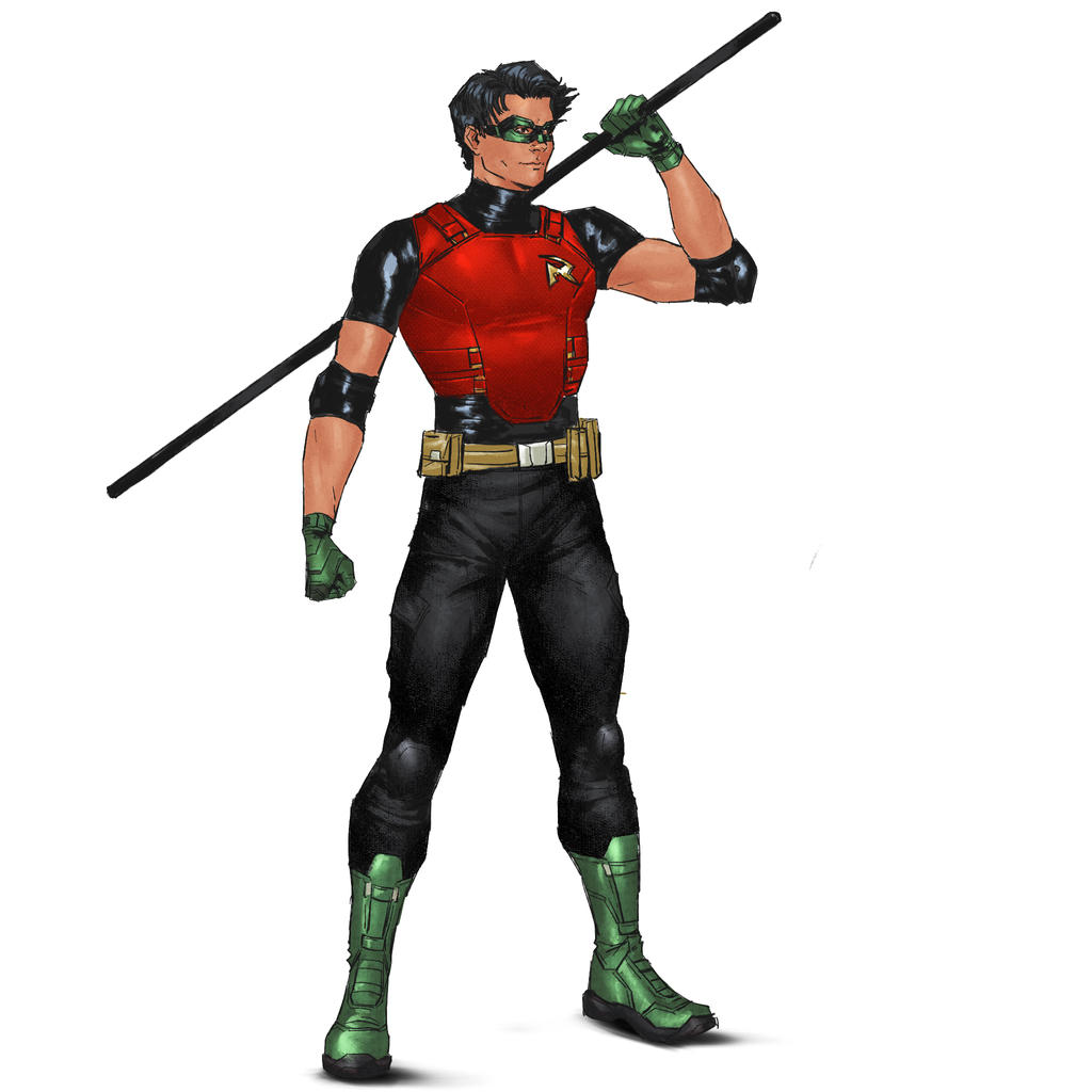 Robin Redesign (WIP) by LuisF47 on DeviantArt