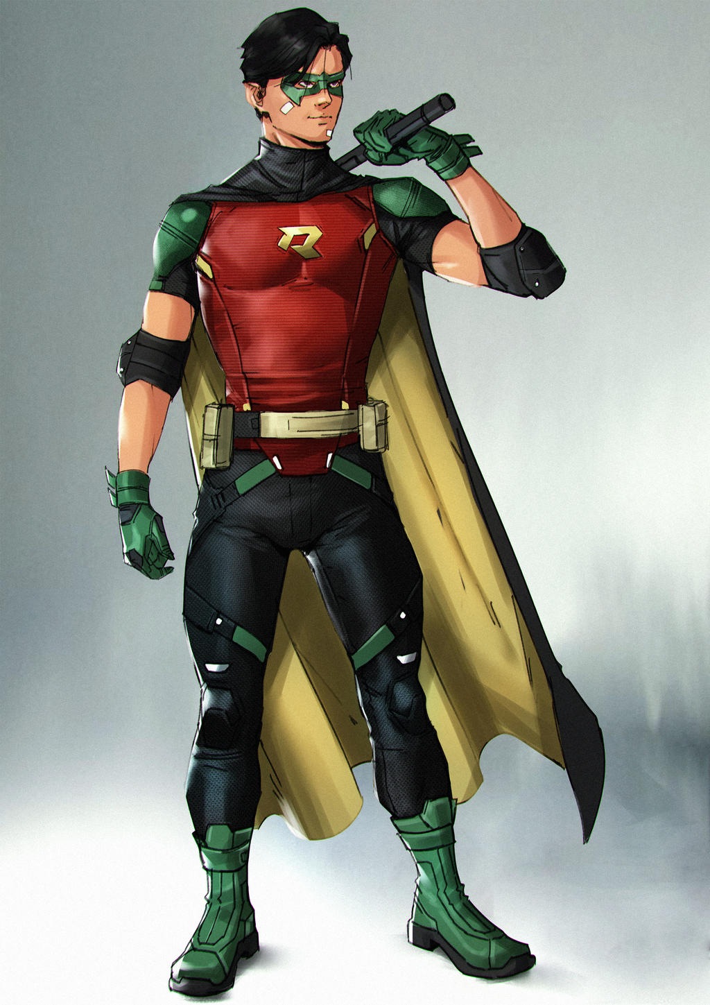 DCU Robin Concept Art by LuisF47 on DeviantArt