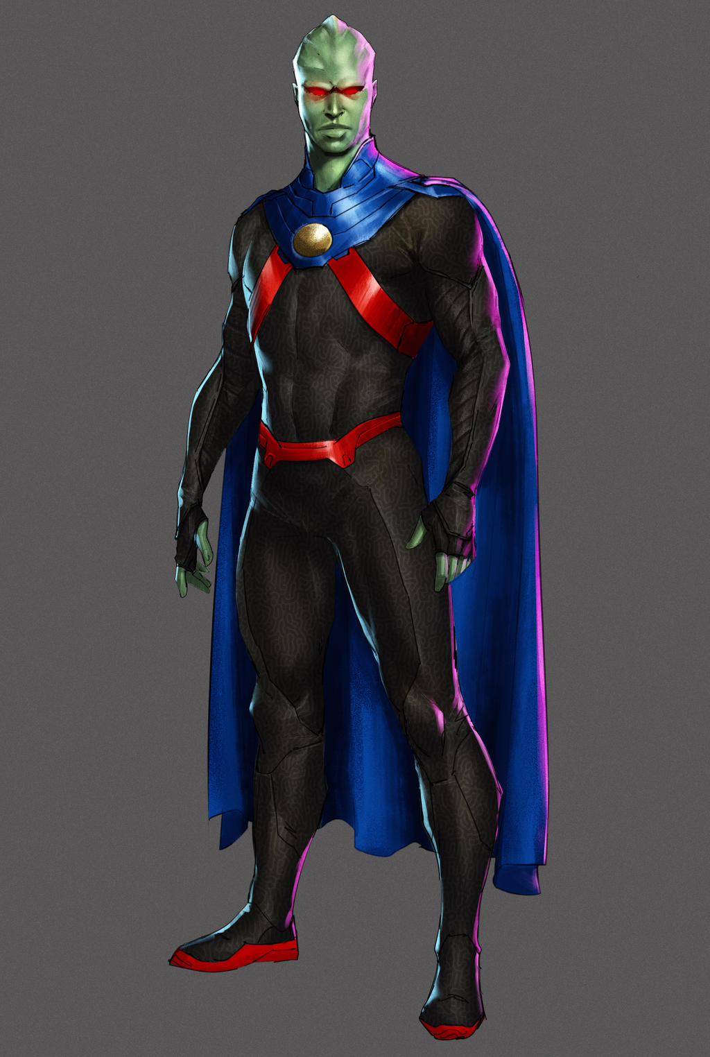 Matrian Martian Manhunter Art Justice League: Mortal' Images Show Hugh
