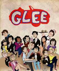 Glee is the Word- Colored