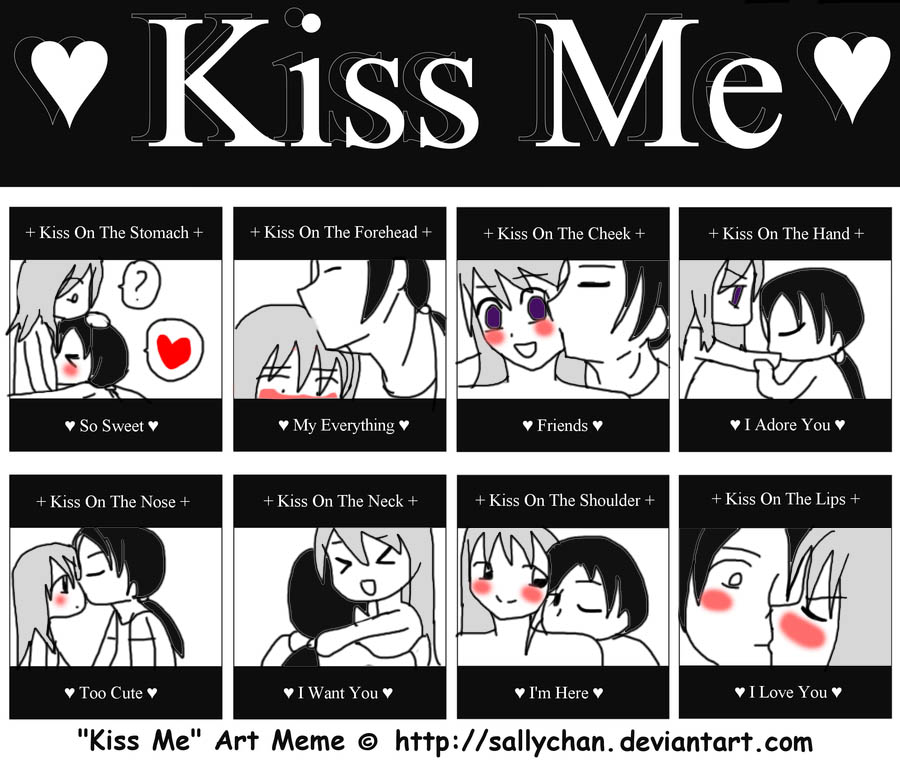 Kiss Me Art Meme By Kiki603 By Kiki603 On Deviantart.