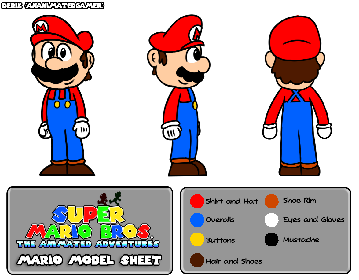 SMATAA (Mario Model Sheet) by AnAnimatedGamer on DeviantArt