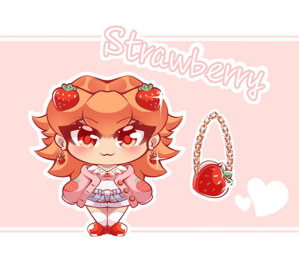 Chibi Blowing Raspberry FRUIT CHIBIS(Strawberry) by kiana575 on DeviantArt