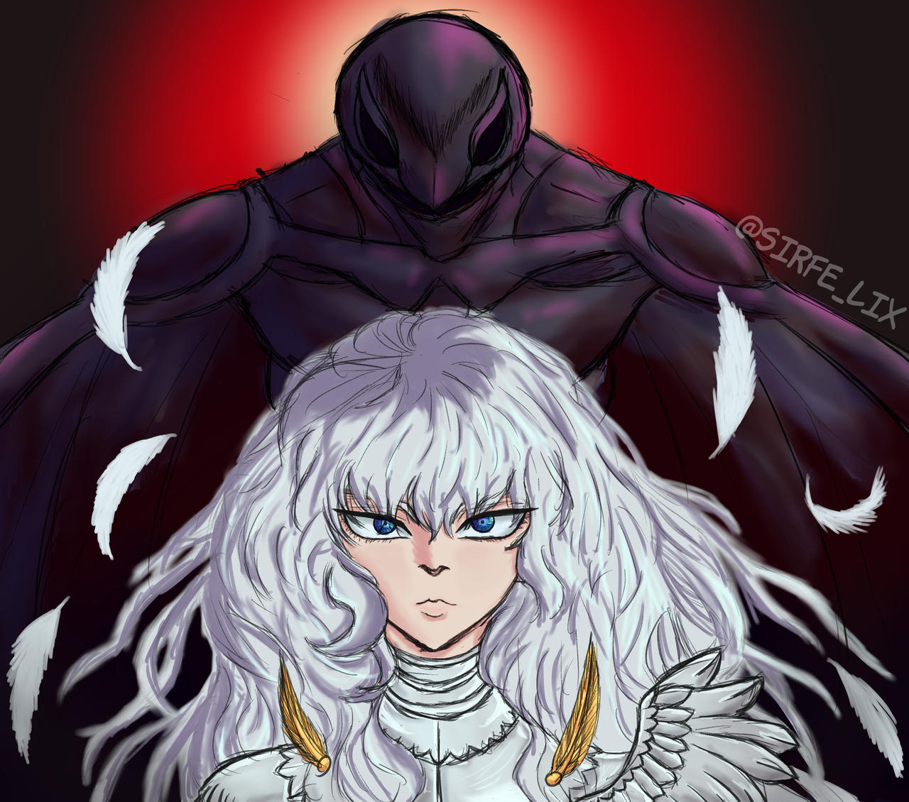 Griffith Front View GRIFFITH - BERSERK by s1rfelix on DeviantArt