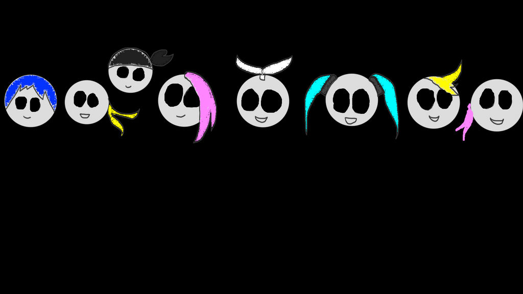 Tina style vocaloids heads