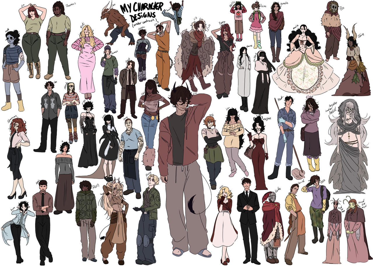 Background Characters Major Roles collection of main, side, a background characters by starryBunBun02 on ...