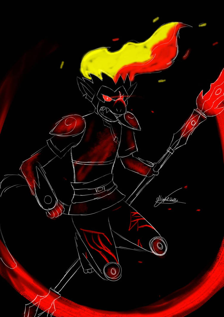 Flame Rage Move flame rage(blood warning) by TheNightDoll14 on DeviantArt