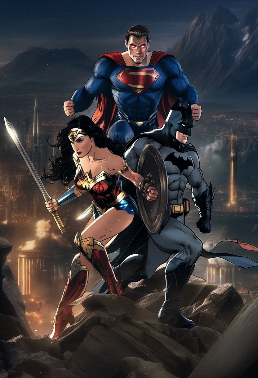 Dc Trinity Character The DC Trinity by ghostslastride on DeviantArt