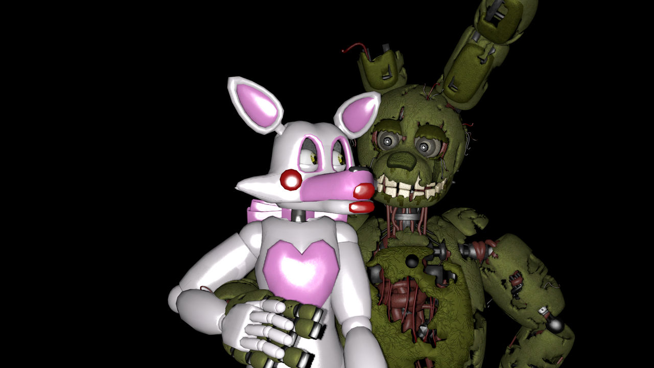 Fnaf Sfm Mangle and Springtrap by stuart1167 on DeviantArt