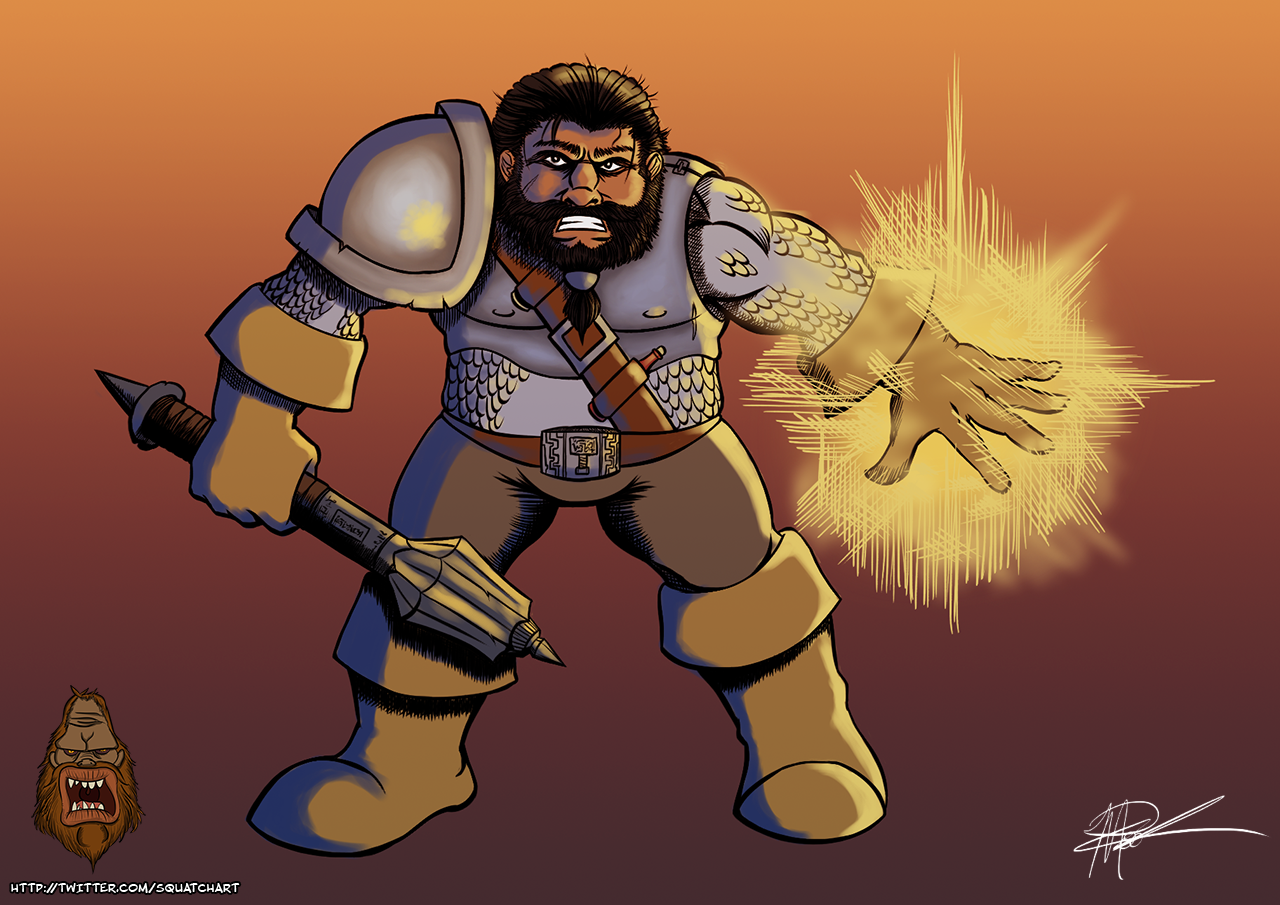 Dargus Faardrum - Dwarf Cleric