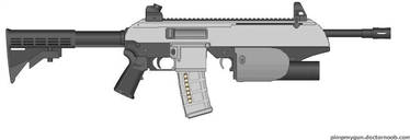 MA-75 Assault rifle w/Grenade Launcher