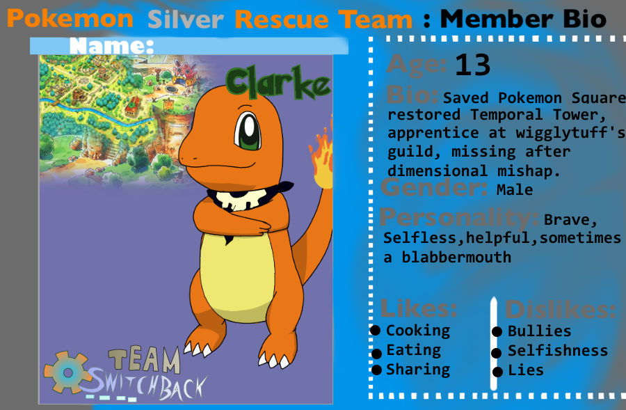 Pokemon Silver Rescue Team BIO - Clarke by Xrayleader on DeviantArt
