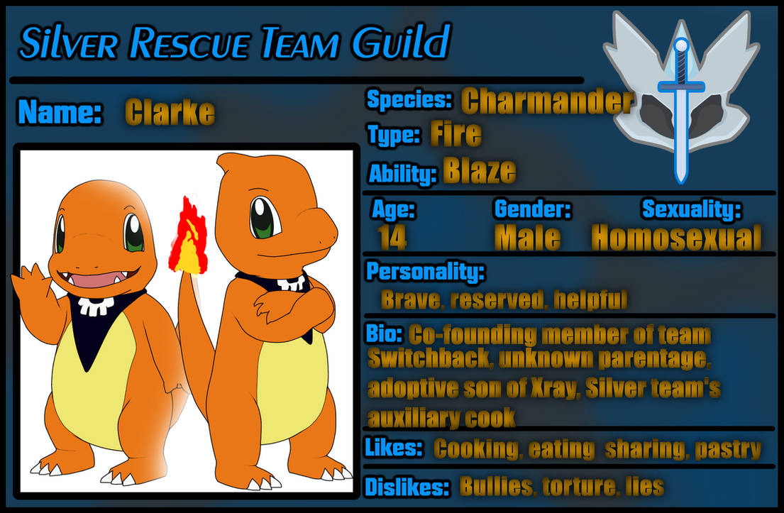 Pokemon Rescue Guild Pokemon Rescue Team BIO - Clarke UPDATED by Xrayleader on DeviantArt