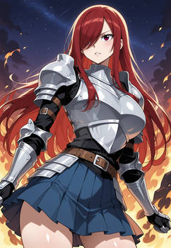 Erza is fire!