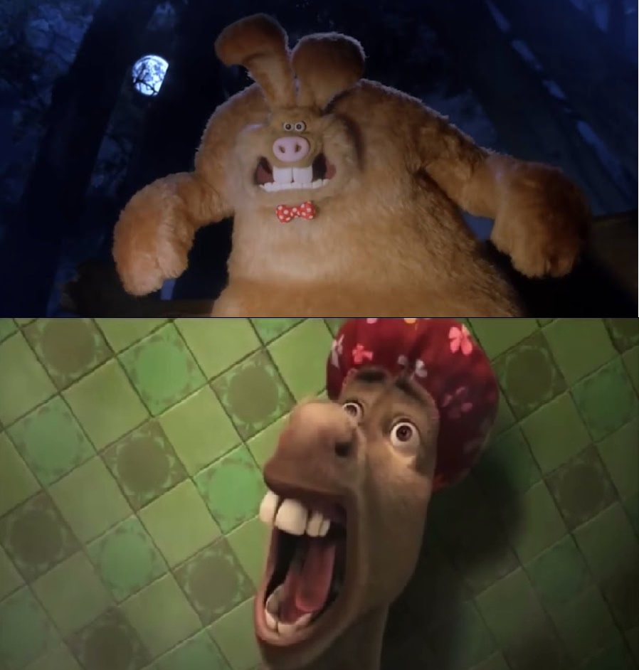Dream The Rabbit Scared Donkey is Scared of the Were Rabbit by Squarepant2395 on DeviantArt