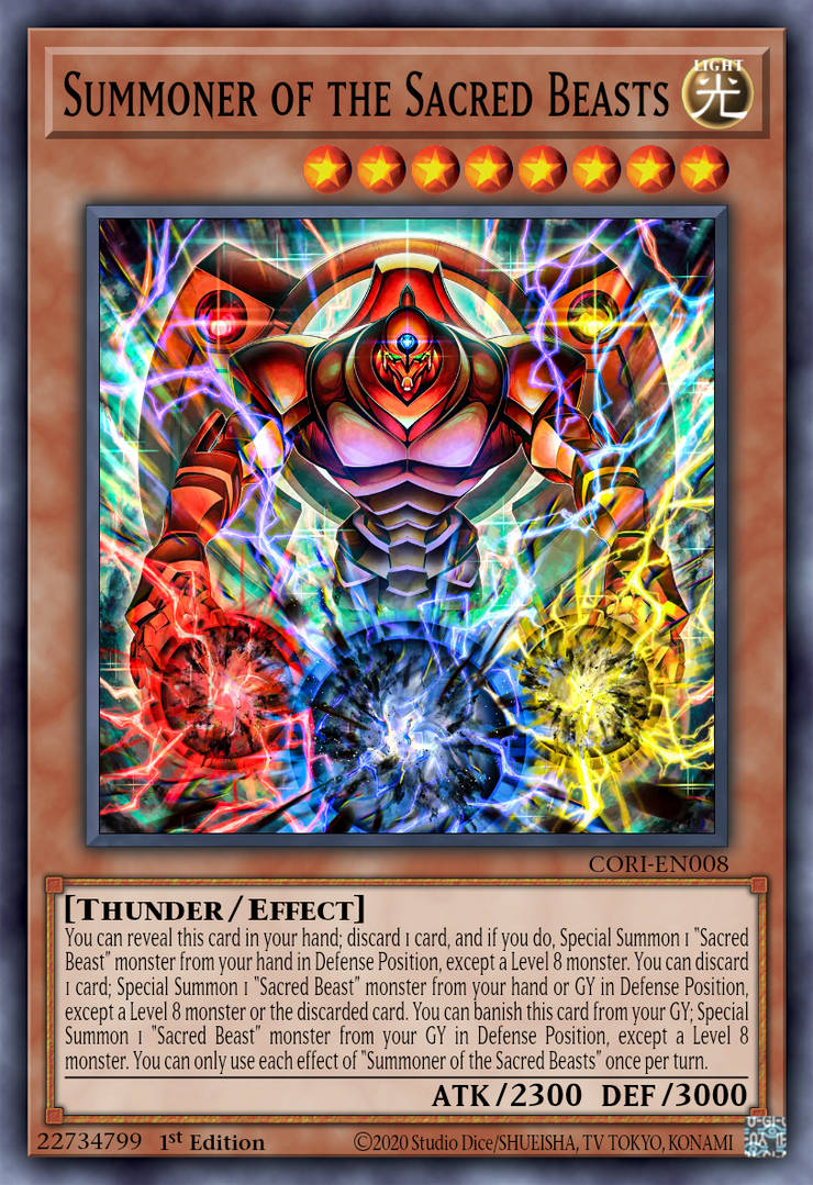 yugioh cards sacred beasts Beast Structure Deck Common Opening of the Spirit Gates SDSA-EN020 CORI-EN006 - Calamity of the