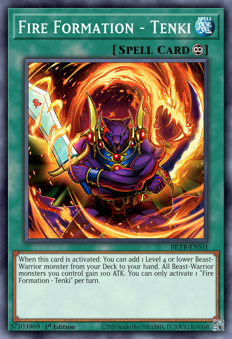 yugioh fire formation cards Brotherhood of The Fist - Gorilla - Super Rare destroy that card Brotherhood of the Fire Fist